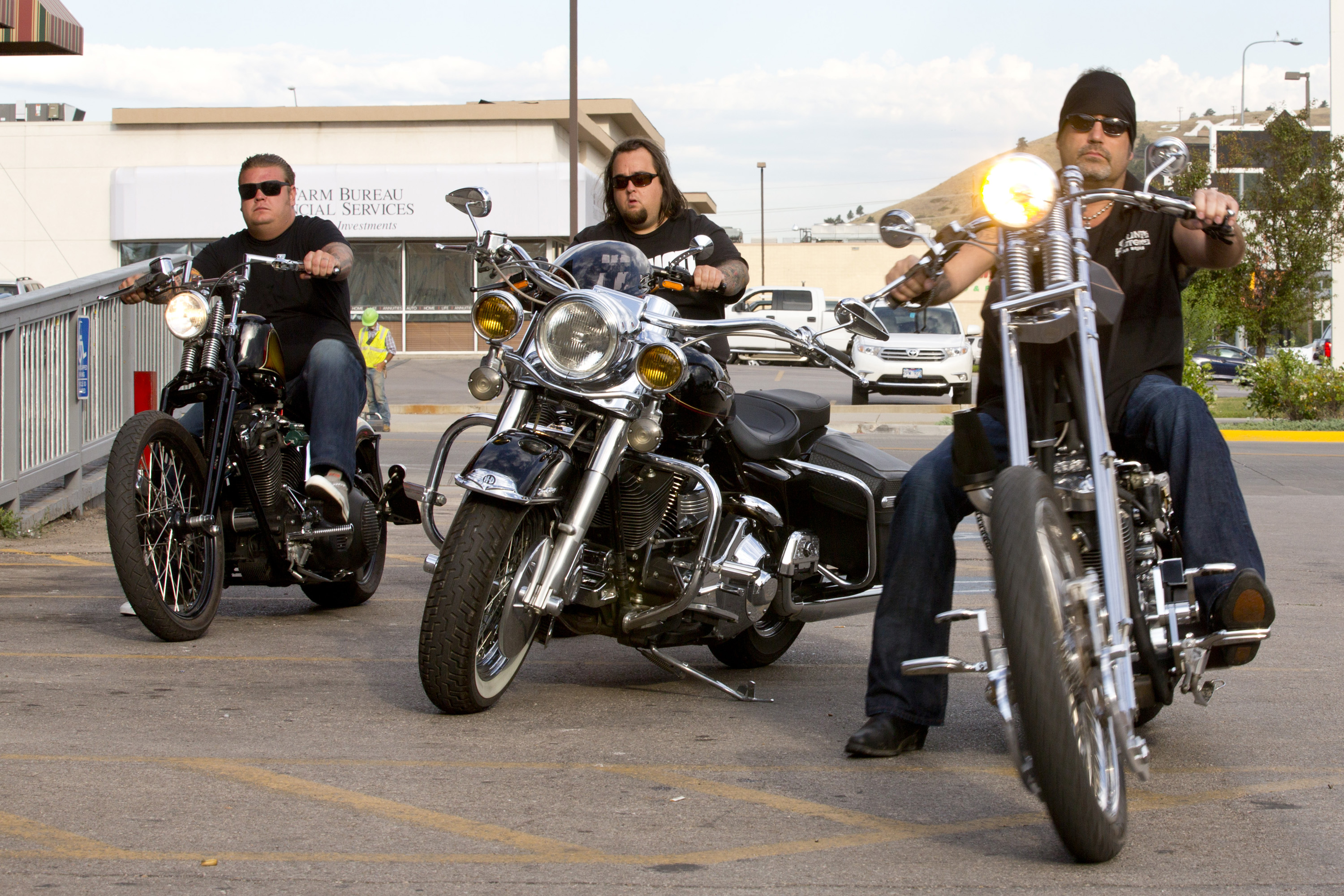 Corey Harrison, Chumlee Russell and Danny Koker