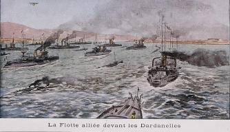 Dardanelles Campaign, General d'Amade, Admiral Boué de Lapeyrère, WWI, World War I