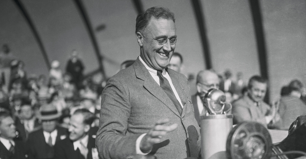 rooseveltlaughingduringspeech Franklin D. Roosevelt Pictures Franklin D. Roosevelt