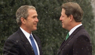 2000 presidential election, george w. bush, al gore, the supreme court, recount