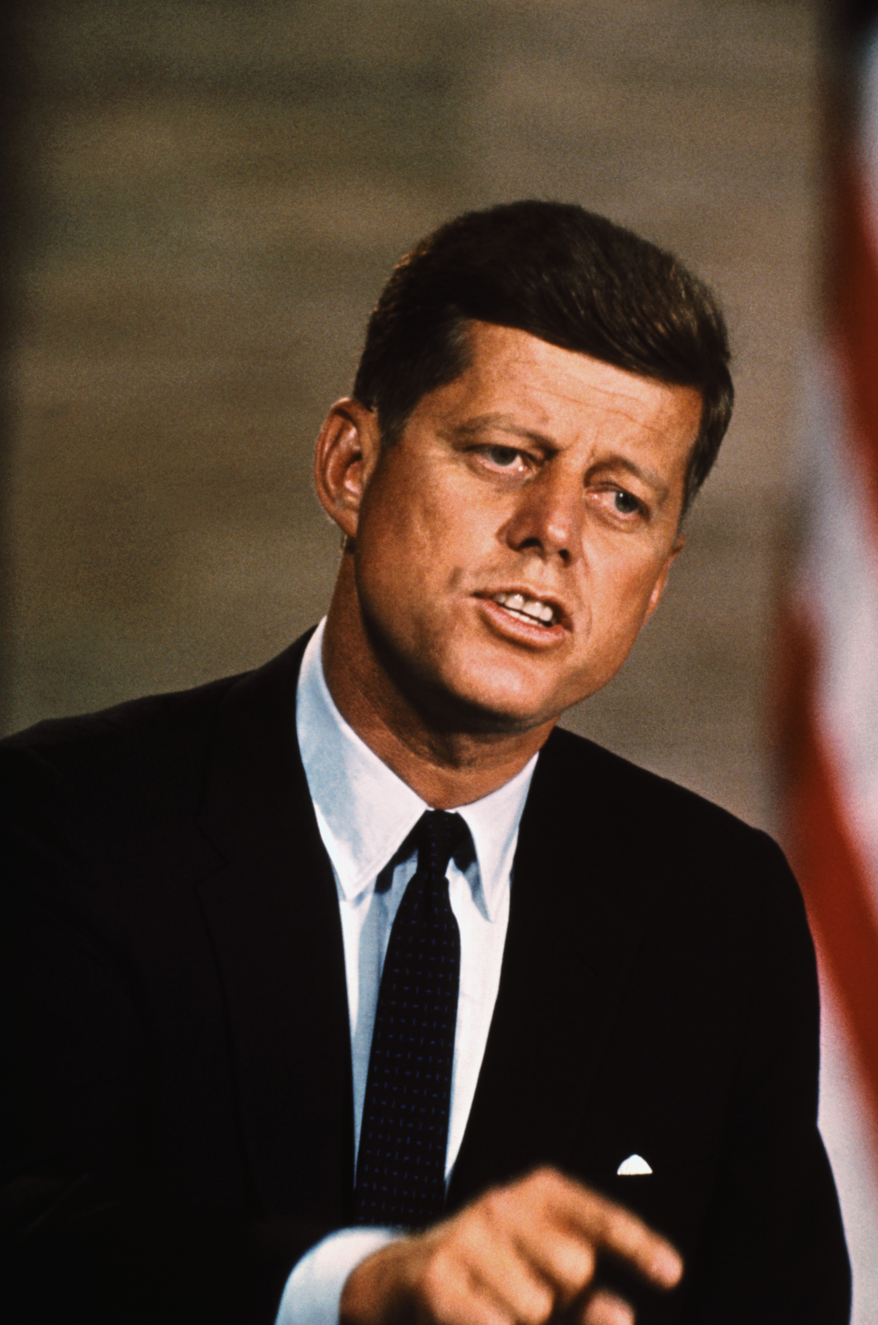 John F Kennedy Color Picture