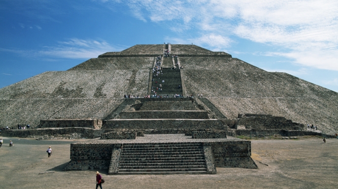 Aztec Temple of the Sun at Teotihuacan