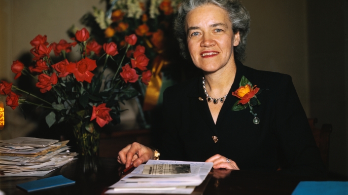 margaret chase smith, u.s. senate, house of representatives, first woman to be considered for a presidential candidacy, women leaders, women's history