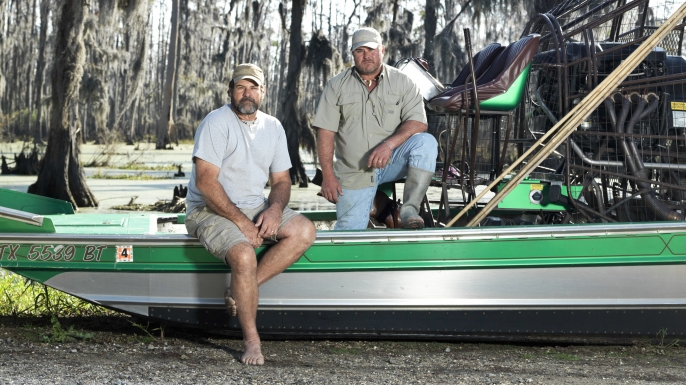 T-Roy Broussard and Harlan Bigfoot Hatcher