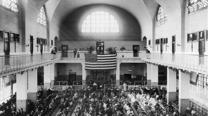 Ellis Island's Great Hall