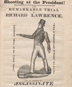Engraving depicting Richard Lawrence (Credit: Library of Congress)