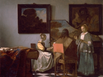 Johannes Vermeer’s “The Concert"