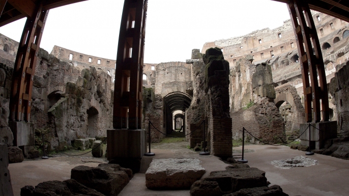 These chambers and tunnels below the Colosseum, designed to hold gladiators and wild animals, will be open to the public for the first time.