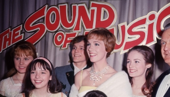 The cast of "The Sound of Music" at the film's 1965 premiere. 