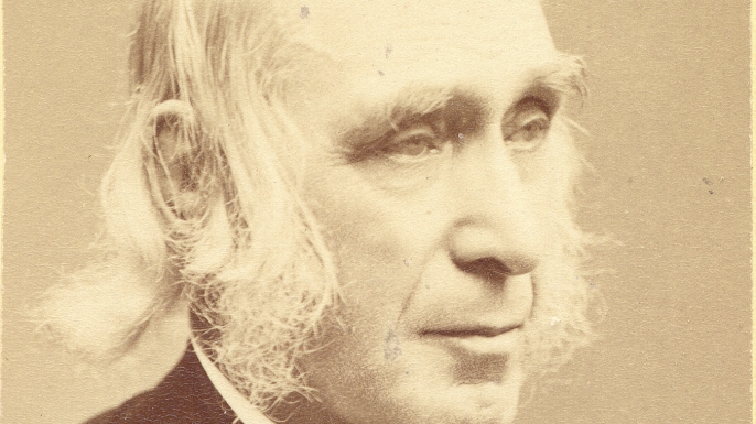 Bronson Alcott, cofounder of Fruitlands and father of Louisa May Alcott.