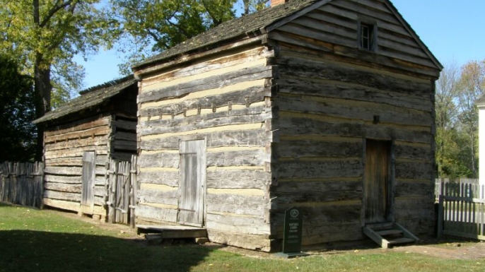 New Harmony Indiana Potter Cabin