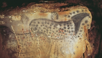 Spotted horse images found in France's Pech Merle cave.