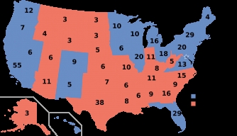 2012 Electoral College map