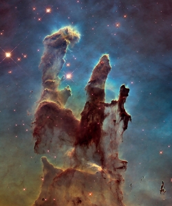 Hubble's photo of the "Pillars of Creation."