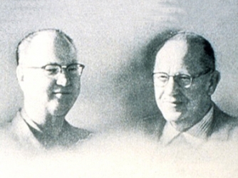 Richard "Dick" and Maurice "Mac" McDonald. (Credit: McDonald's)
