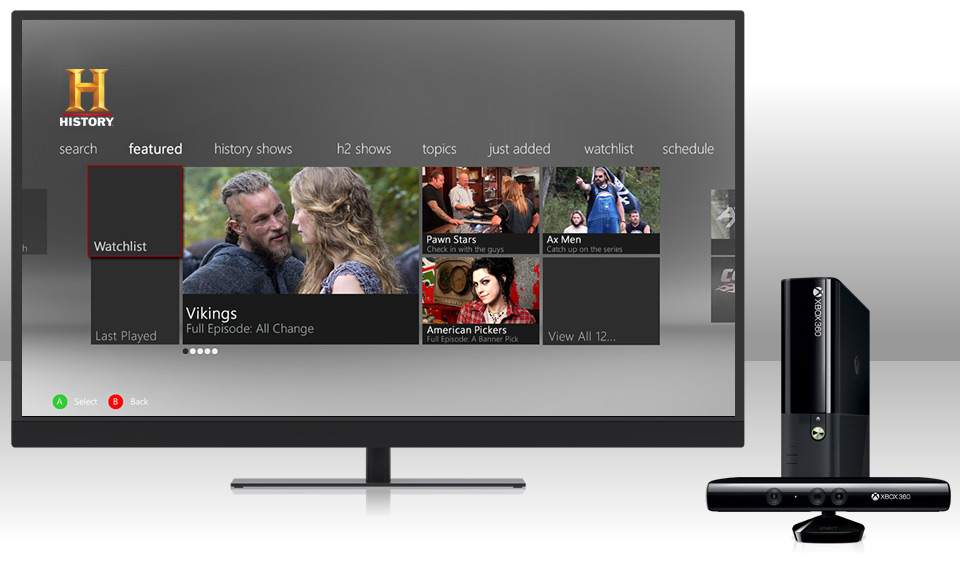 History Xbox App