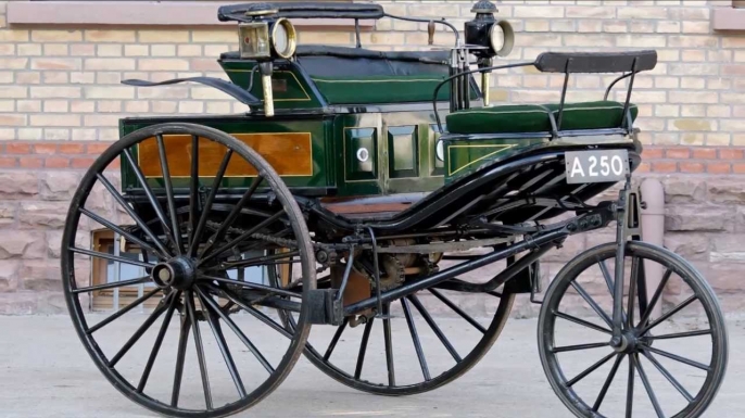 Replica Benz Patent-Motorwagen No. 3, similar to the one Bertha Benz drove in August 1888.