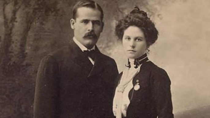 The Sundance Kid and Etta Place, shortly before the pair left for South America.