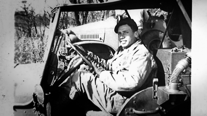 Brooks during WWII.