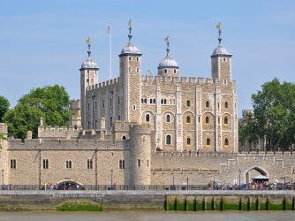 Tower of London viewed from the River Thames. (Credit: Bob Collowan)