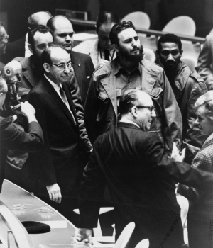 Castro during his marathon U.N. speech.