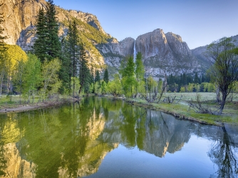 Yosemite Falls, Merced River. (Credit: Chris Hepburn/iStock)