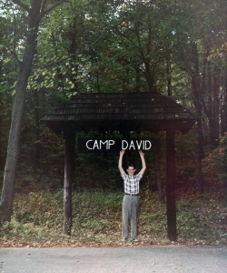 David Eisenhower at Camp David.