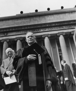 Eisenhower at Columbia University. (Credit: FPG/Archive Photos/Getty Images)