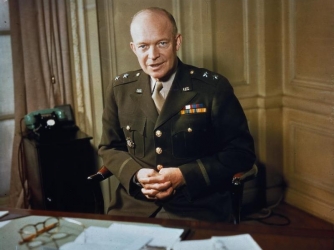 Eisenhower during World War II. (Credit: Imperial War Museum)