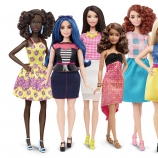 The newly-released 2016 Barbie Fashionistas. (Credit: Mattel)