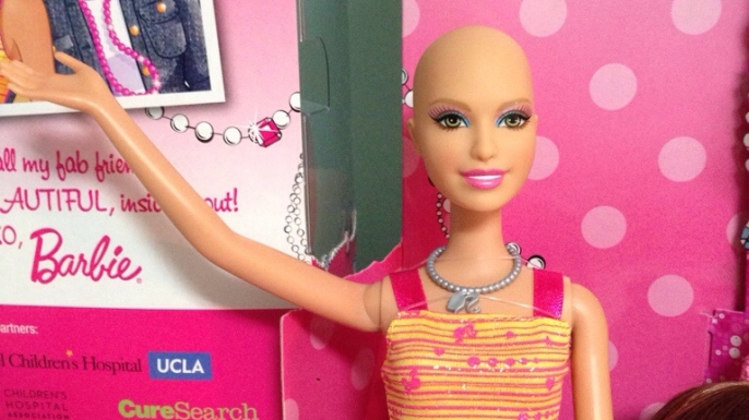 Barbie's friend Ella, known as "Chemo Barbie." (Credit: Ella Chemotherapy Barbie/https://www.facebook.com/EllaChemotherapyBarbie)
