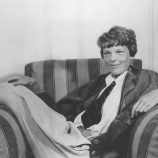 Photo of Amelia Earhart, circa 1935. (Credit: FPG/Getty Images)