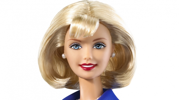 Barbie runs for president in 1992. (Credit: Mattel)