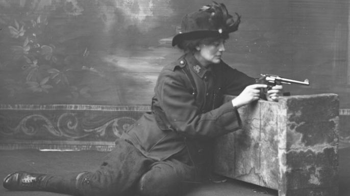 Constance "Countess" Markievicz . (Credit: National Library of Ireland on The Commons/Public Domain)
