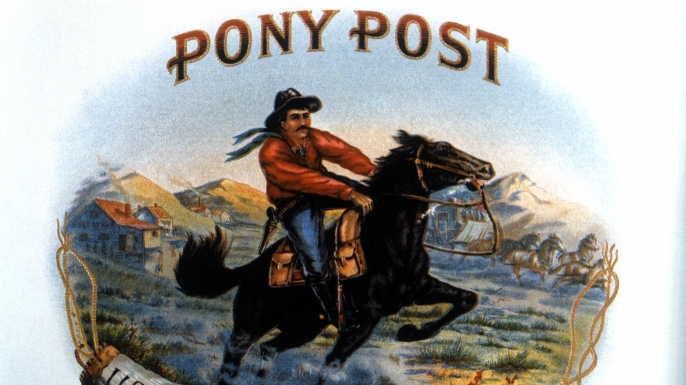 Pony Post, Lithograph. (Credit: Universal History Archive/Getty Images)