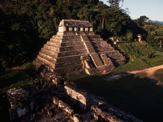Temple of the Inscriptions, Chiapas, Mexico. Mayan. (Credit: DeAgostini/Getty Images)