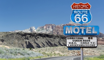 Old motel sign along historic route 66. (Credit: FrankvandenBergh/www.istockphoto.com)