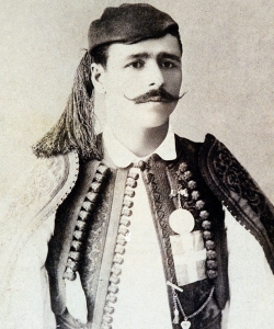 Spyridon Louis, Greek marathon champion at the Olympic Games in Athens Olympics, 1896. (Credit: Public Domain)