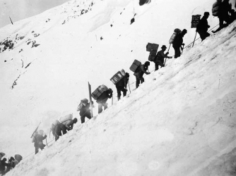 Prospectors on the “Golden Stairs."