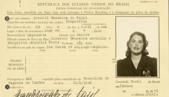 Araceli Pujol García Brazilian ID card. (Credit: National Archives)