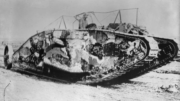 Camouflage version of Mark I
