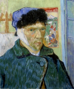 "Self-Portrait with Bandaged Ear" by Vincent van Gogh.