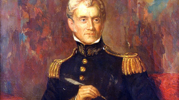Portrait of Sylvanus Thayer. (Credit: Public Domain)