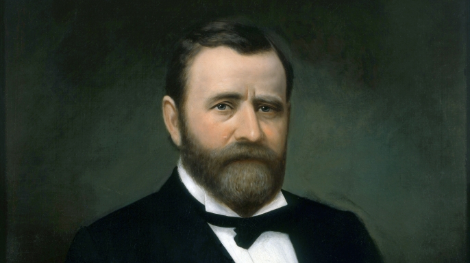 Presidential portrait of Ulysses S. Grant. (