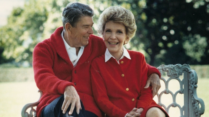 Ronald and Nancy Reagan.