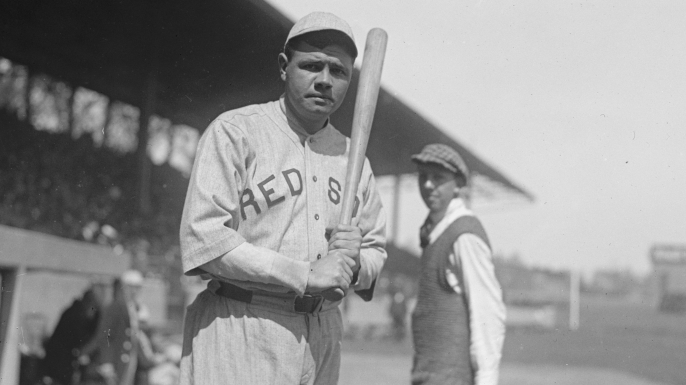 Babe Ruth as a Red Sox in 1919