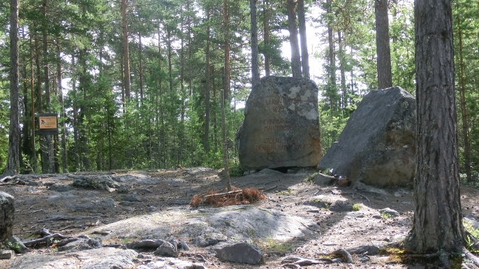 The memorial stone of the Torsåker witch trials from 1675. (Credit: Y-näsmannen)