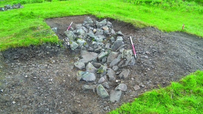 Pre-excavation photograph after initial cleaning. (Credit: Antiquity Publications Ltd, 2017)