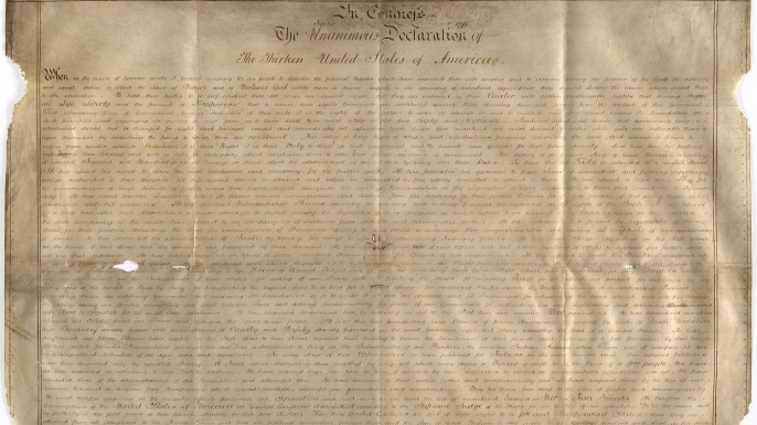 The Sussex Declaration. (Credit: West Sussex Add Mss 8981)
