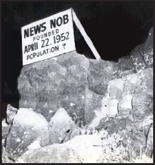 The "News Nob" at the test site.